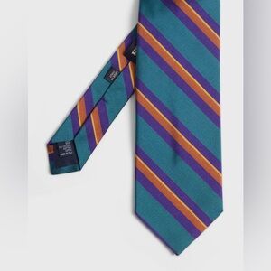 Paul Stuart Silk Mogador Stripe Tie Made in Italy